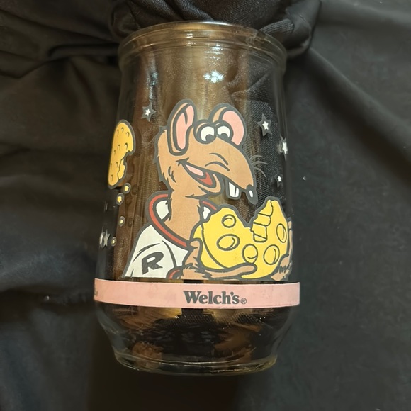 welchs Dining Vintage 998 Welchs Muppets In Space Jim Henson 7 Oz Glass Featuring Rizzo